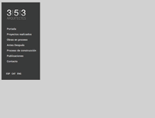 Tablet Screenshot of 353arquitectes.com